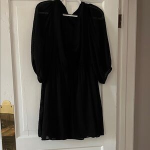 Zara black dress xl